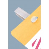 CARDclip For Self Expiring Colored Header BackPart - 500 pack